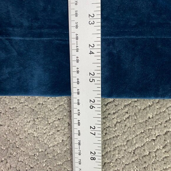 T by Talbots Velour Jacket Women's 2X Blue Luxe Track Sweat Gym Full Zip Stretch - Picture 9 of 9